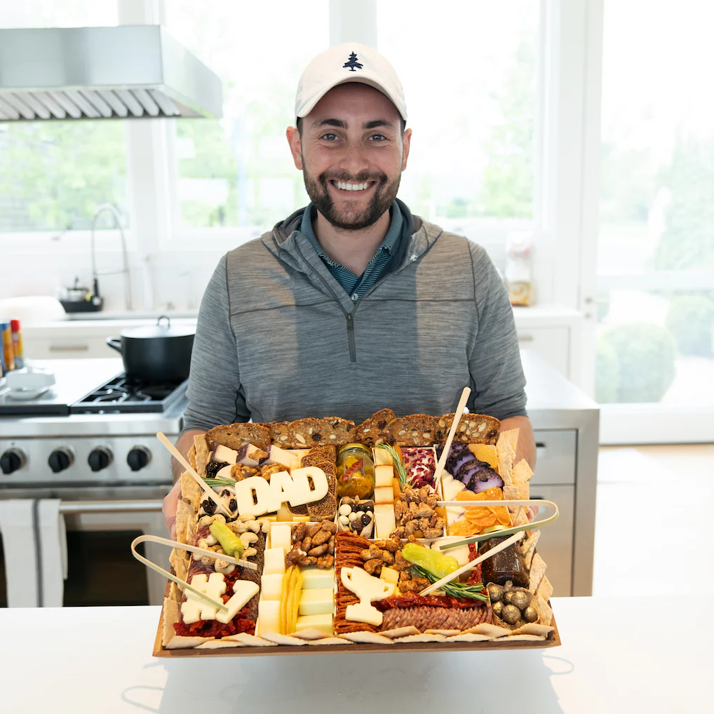 Father's Day Large Cheese & DAD-cuterie Board - Image 4