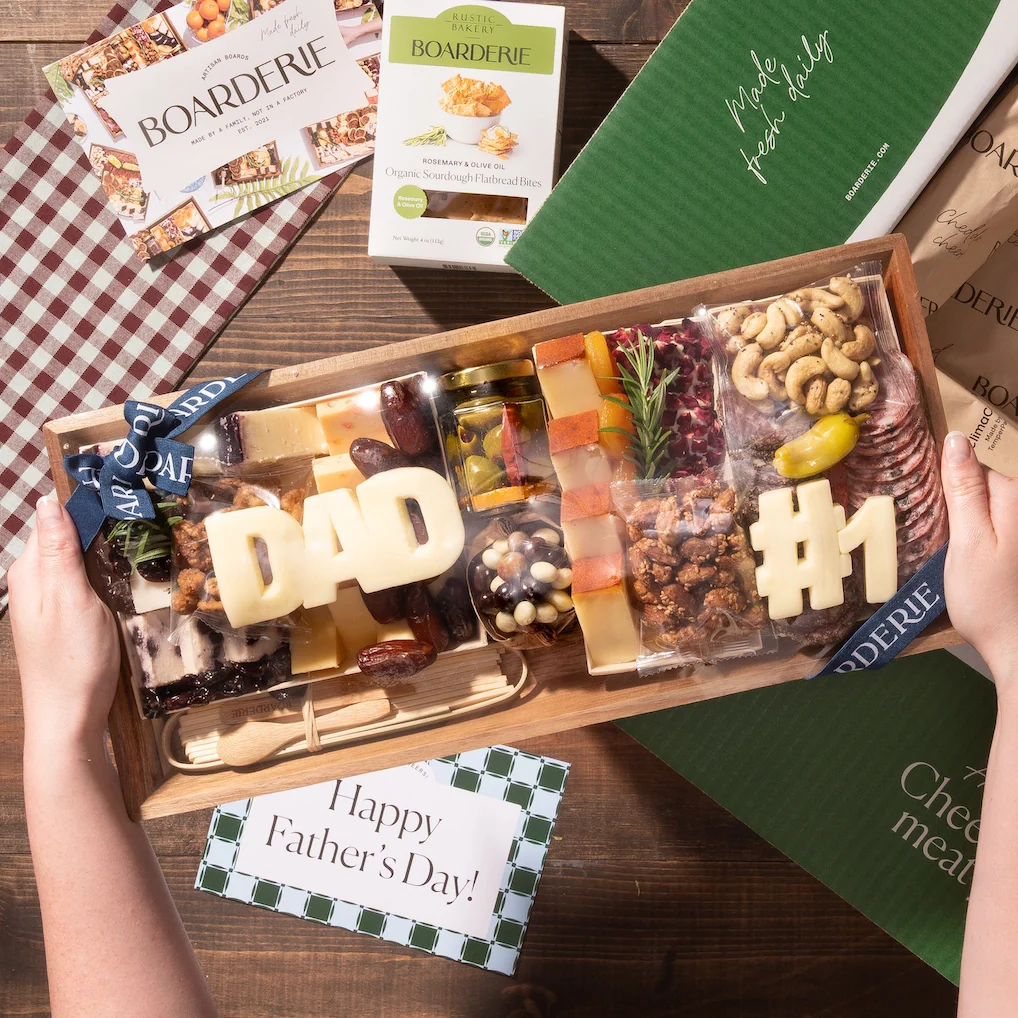 Father's Day Medium Cheese & DAD-cuterie Board - Image 2